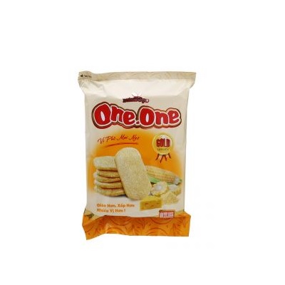 Bánh gạo One One Gold vị phô mai - Thùng 20 gói x 118g