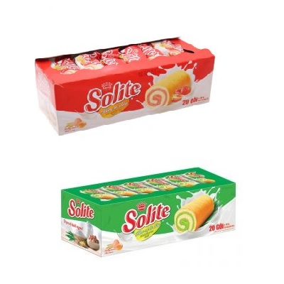 Bánh Solite cuộn - Thùng 12 hộp x 360g