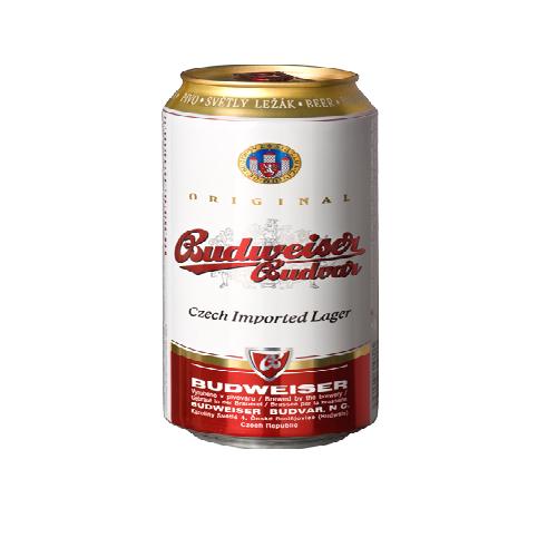 Bia Lon Budweiser Budvar 330ml (24 Lon/Thùng)
