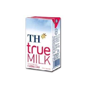 Sữa Tươi Tiệt Trùng True Milk H.Dâu 110ml